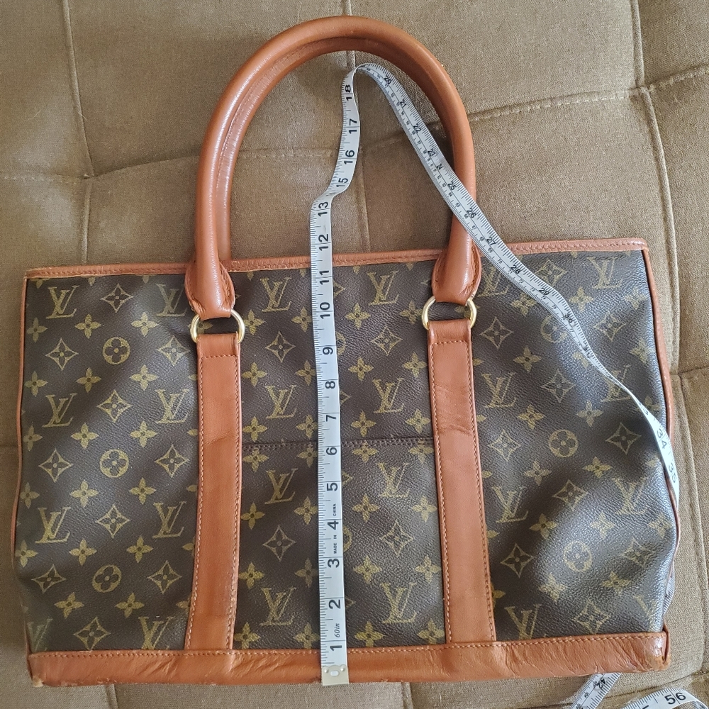 Rare 💯 Louis Vuitton Sac Weekend Monogram Tote - Picture 9 of 16